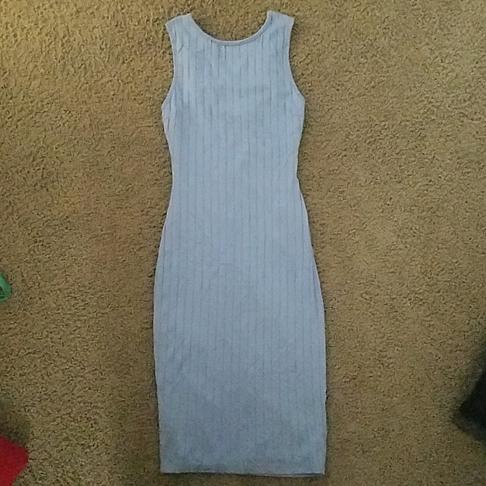 blue Windsor sheath dress